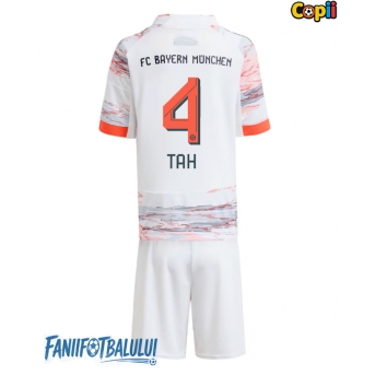 Bayern Munich Jonathan Tah #4 Echipament de Fotbal Replică 2025-26 Copii Deplasare (+ Șorturi)